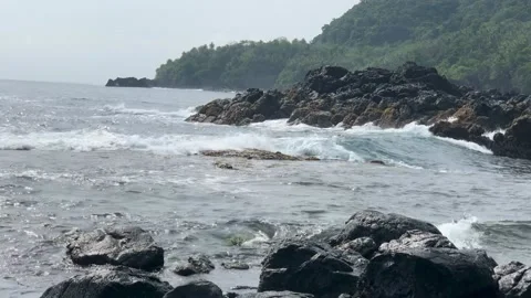 Coastal Rocks Stock Footage 197066362