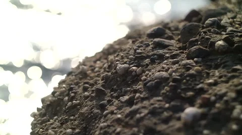 Coastal Rocks in the Sun Light Stock-Footage 58586561