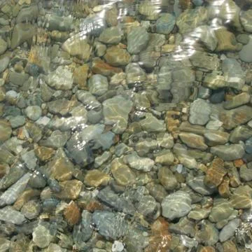 Coastal rocks under water Stock Photos