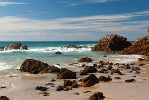 Coastal scene Stock Photos