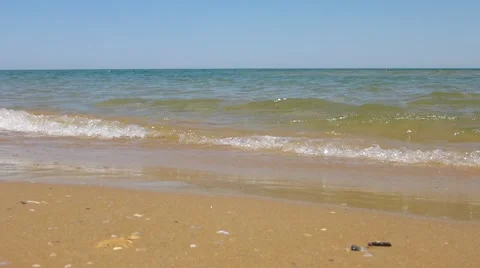 Coastal scenery at the beach Video stock 50959920
