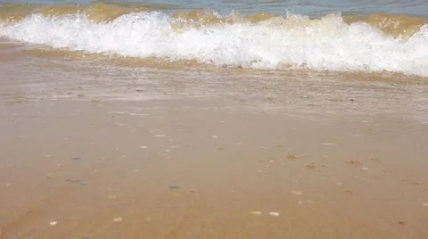 Coastal scenery at the beach Stock Footage 50959972
