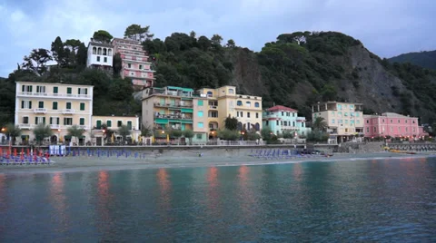 Coastal Scenes of Monterosso (26 of 32) Stock Footage 32135609