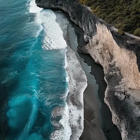 Coastal Serenity Stock Footage 306432934