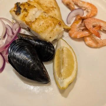 Coastal Shellfish Platter Stock Photos