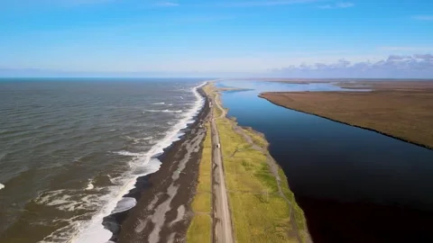Coastal Spit, Kamchatka 스톡 동영상 317300008