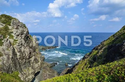 Coastal steep Stock Photos