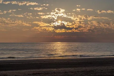 Coastal Sunset Stock Photos