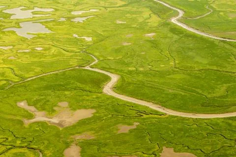 Coastal Tide Patterns Stock Photos