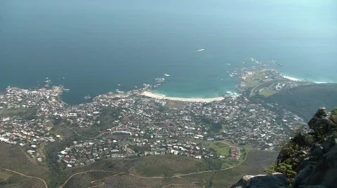 Coastal town Stock Footage 785436