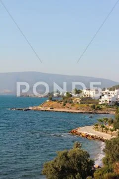 The Coastal Town of Gulluk in Bodrum, Turkey Stock Photos