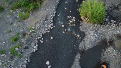 Coastal video footage using drones Video stock 237292097