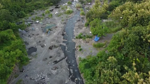 Coastal video footage using drones Video stock 237292099