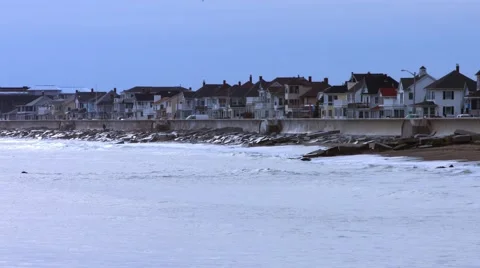 Coastal View at Beach During The Winter 動画素材 45368845