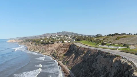 Coastal view drone Stock Footage 104117645