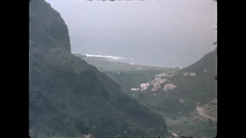 Coastal View from Mountain Stock Footage 278167428