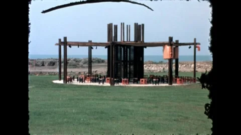 Coastal View with Piers Video stock 278040115