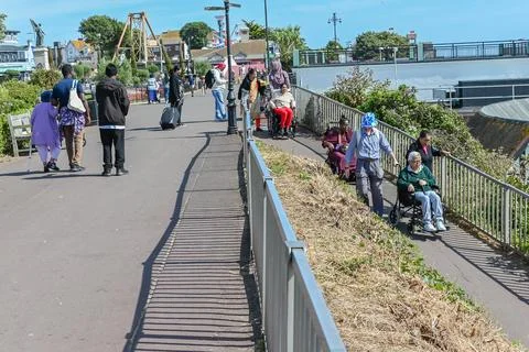 Coastal walk Foto stock