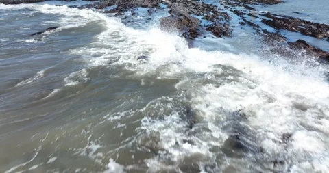 Coastal Waves Stock-Footage 264835638