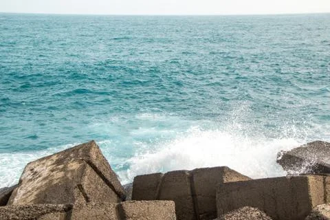 Coastal Waves Stock Photos