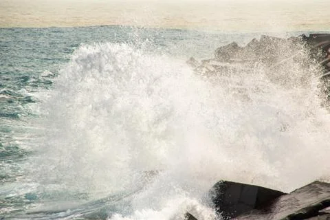 Coastal Waves Stock Photos