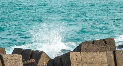 Coastal Waves Stock Photos