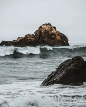 Coastal waves Stock Photos