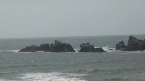 Coastal Waves on rock 스톡 동영상 11311254