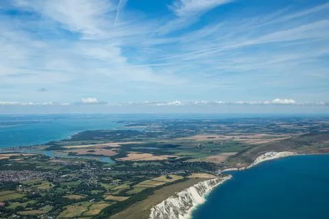 Coastal White Cliffs Stock Photos