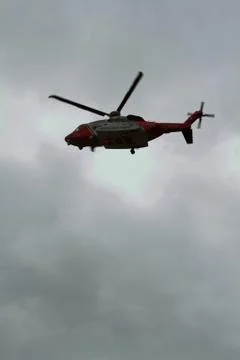 Coastguard Helicopter Foto stock