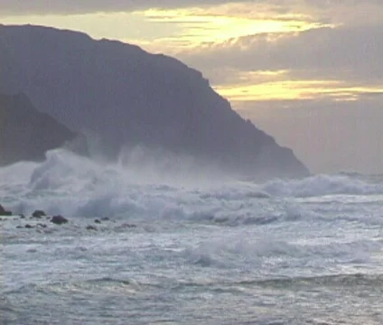 Coastline 4 Stock Footage 356946