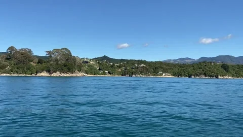 Coastline in Abel Tasman Stock-Footage 343952270