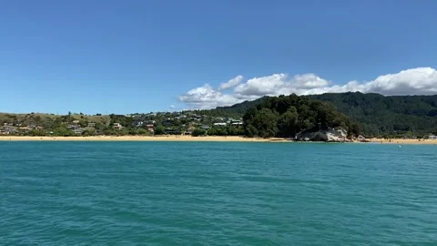Coastline in Abel Tasman Vídeo Stock 343952339