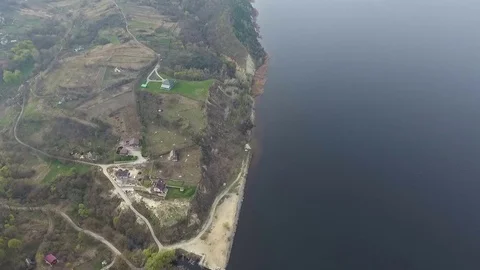 Coastline. Aerial view Stock Footage 74224049
