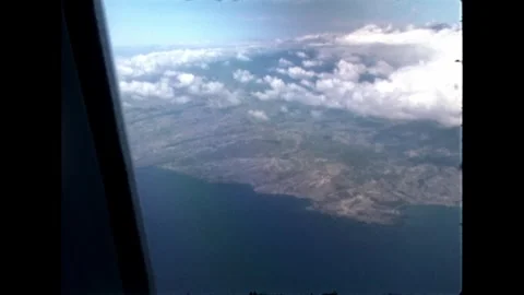 Coastline from Airplane Stock Footage 278331802