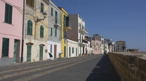 Coastline in Alghero, Sardinia Stock-Footage 67409435