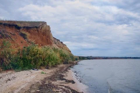 Coastline in autumn Stock Photos