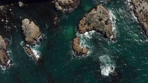 Coastline background aerial view 動画素材 112006785