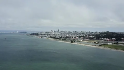 A Coastline Cityscape Stock-Footage 156333833