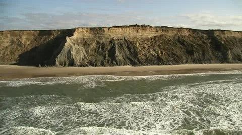 Coastline cliffs Stock Footage 10909552