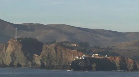 Coastline Cliffs of SanFrancisco Video stock 50725214