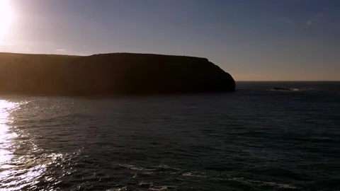 Coastline in Cornwall, England Stock Footage 297861605