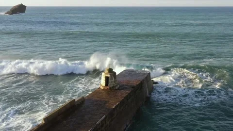Coastline in Cornwall, England Stock Footage 297861735