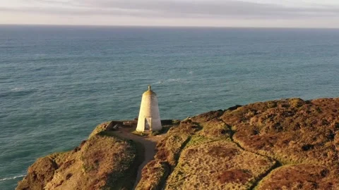 Coastline in Cornwall, England Stock Footage 297861765