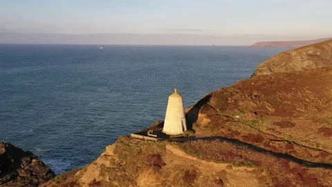 Coastline in Cornwall, England Stock Footage 297861791