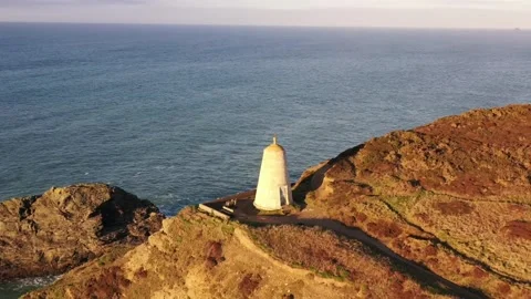 Coastline in Cornwall, England Stock Footage 297861794