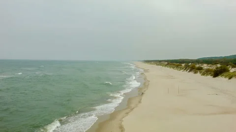 Coastline flight 스톡 동영상 52385151