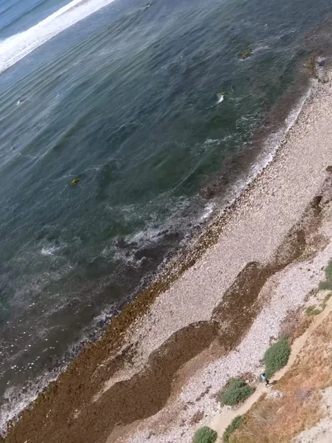 Coastline Fly-By Stock Footage 221045798