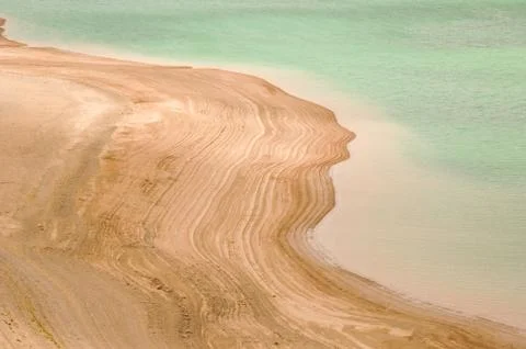 Coastline, from a height Stock Photos