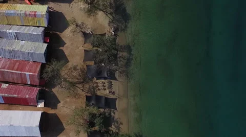 From the coastline to a hotel in the mountain Video stock 63750292